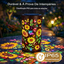 lámpara com girassol - kit com 3 unidades 🌜🧡