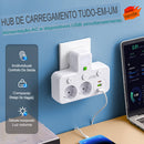 💡 Interruptores independentes, design compacto e segurança máxima 🏠