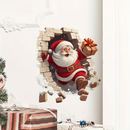 quadro natalino "Papai Noel invadiu!" 🎅 decoración divertida para casa nas festas de fim de ano 🎄