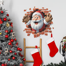 quadro natalino "Papai Noel invadiu!" 🎅 decoración divertida para casa nas festas de fim de ano 🎄
